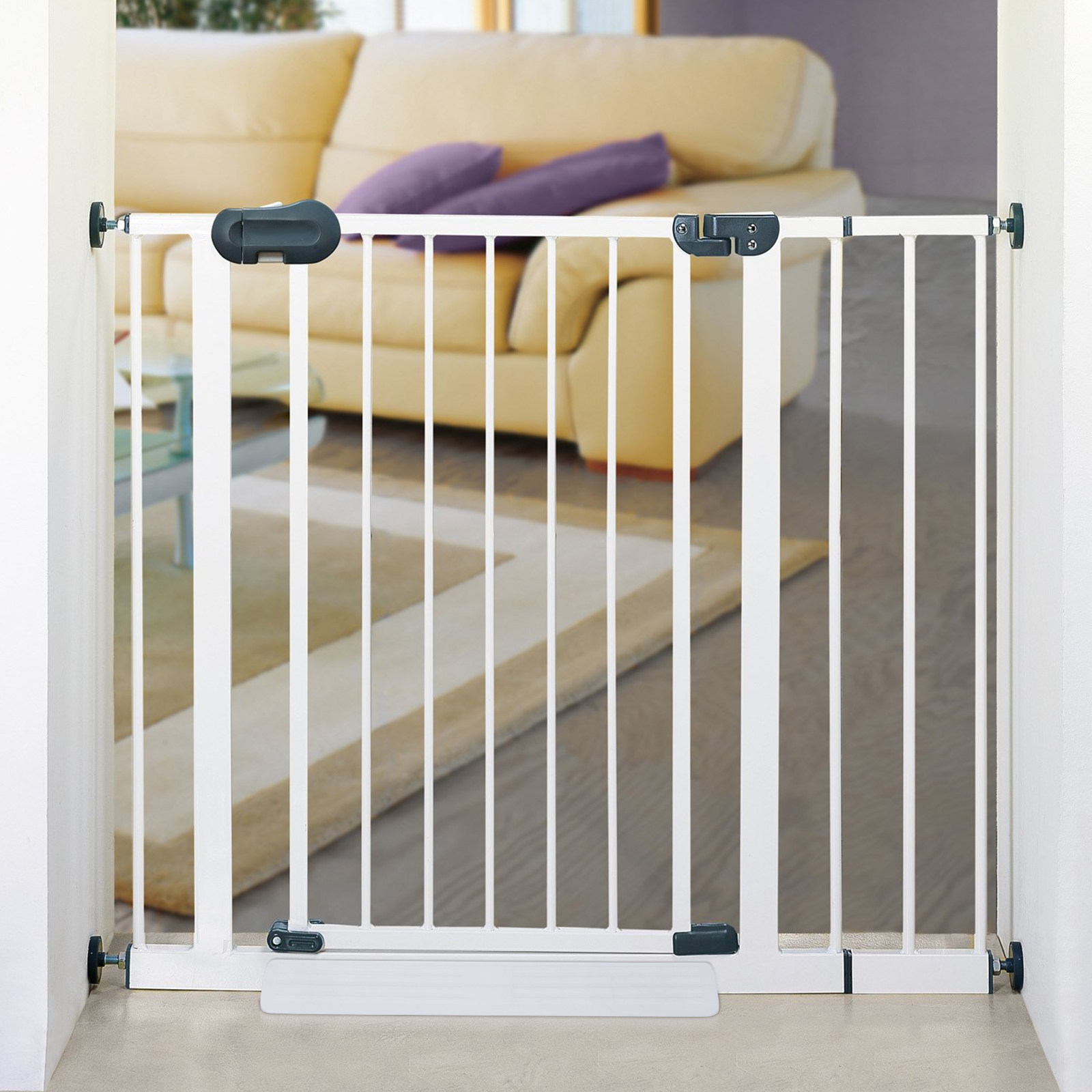 Baby Gate Extra Wide - Babyproofing Guardrail Fixator Safety Gate Fitting
