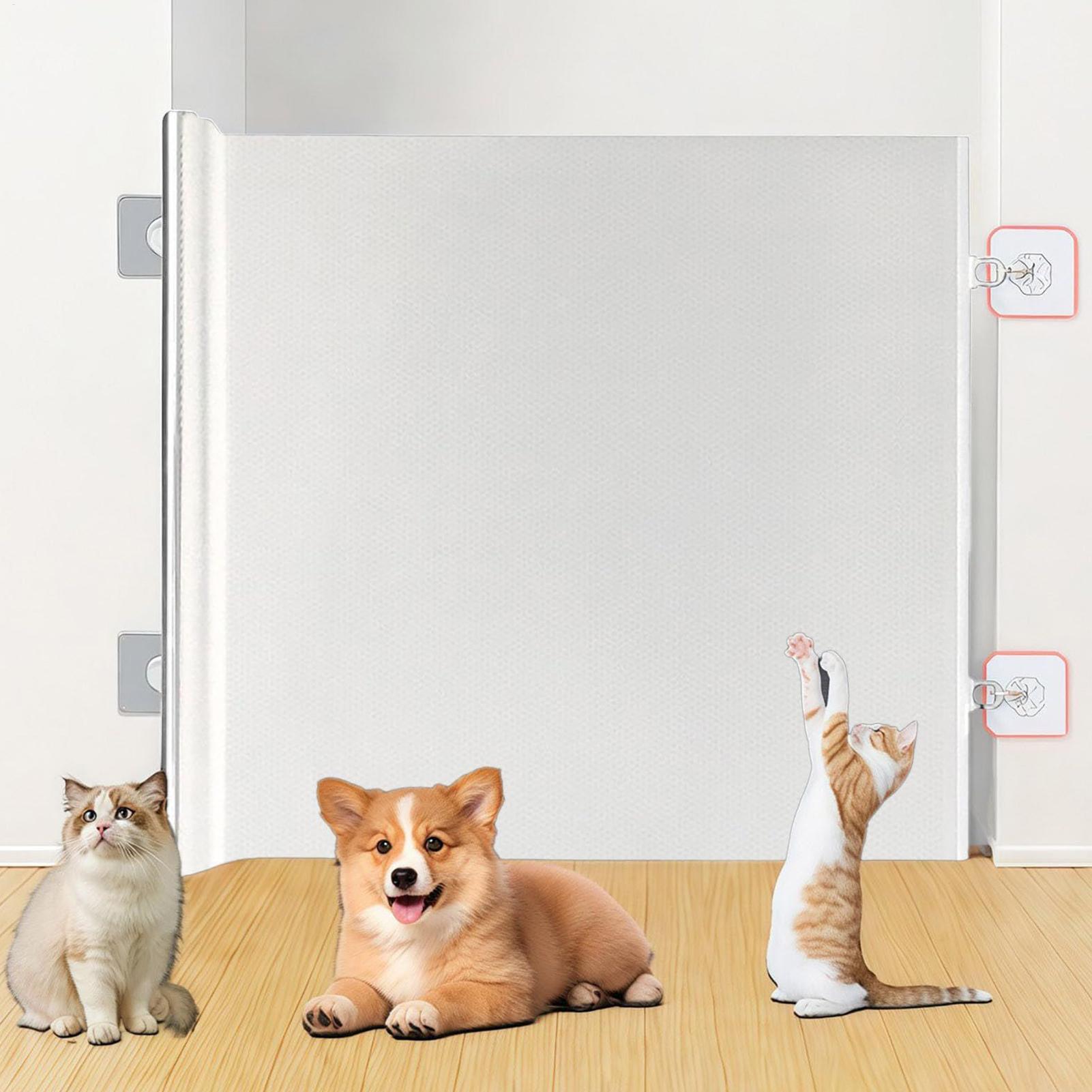 Baby Gate Extra Wide - Dog Gate Indoor Puppy Gate Retractable
