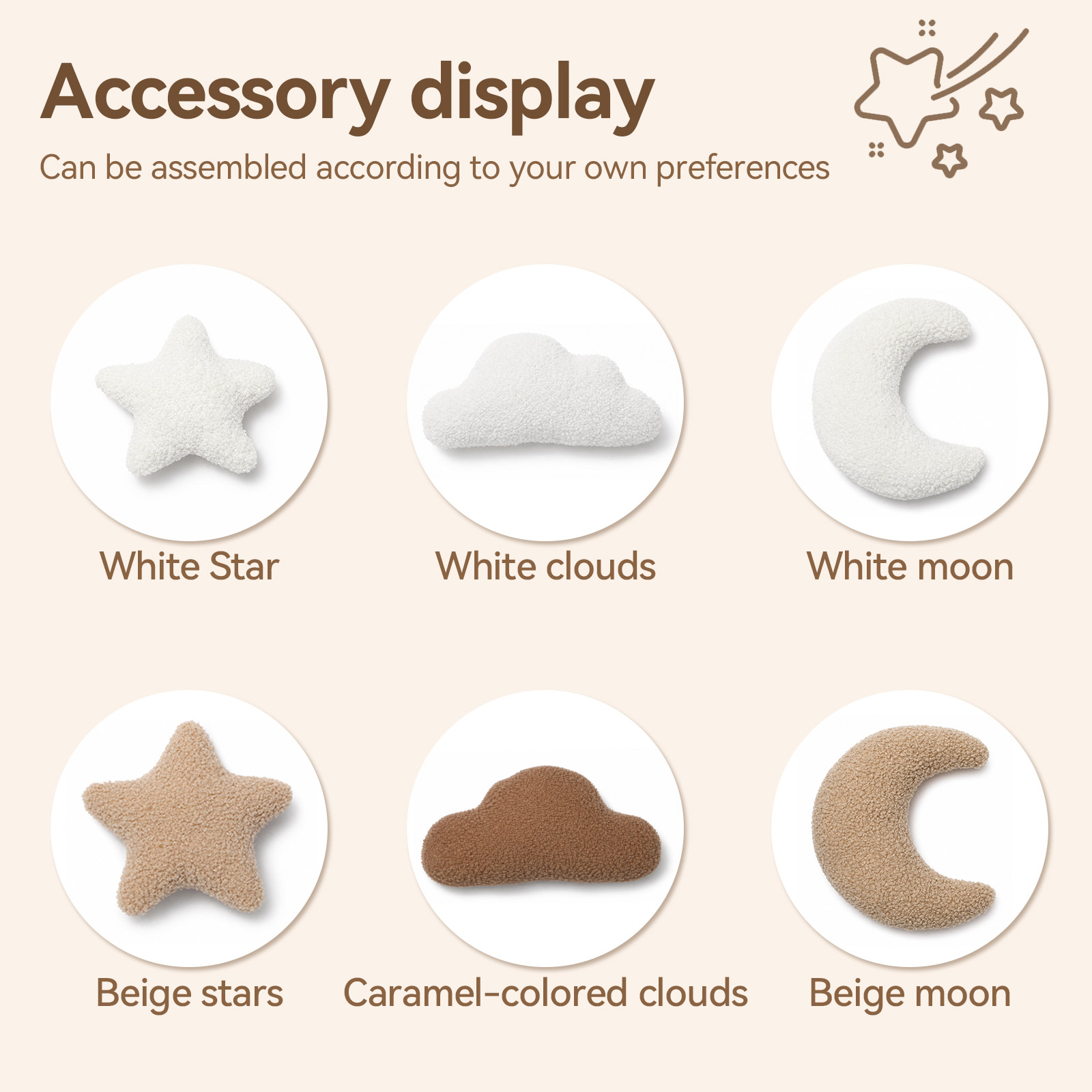 3D Plush Nursery Wall Decor Se - Baby Nursery Accent Wall recension och pris