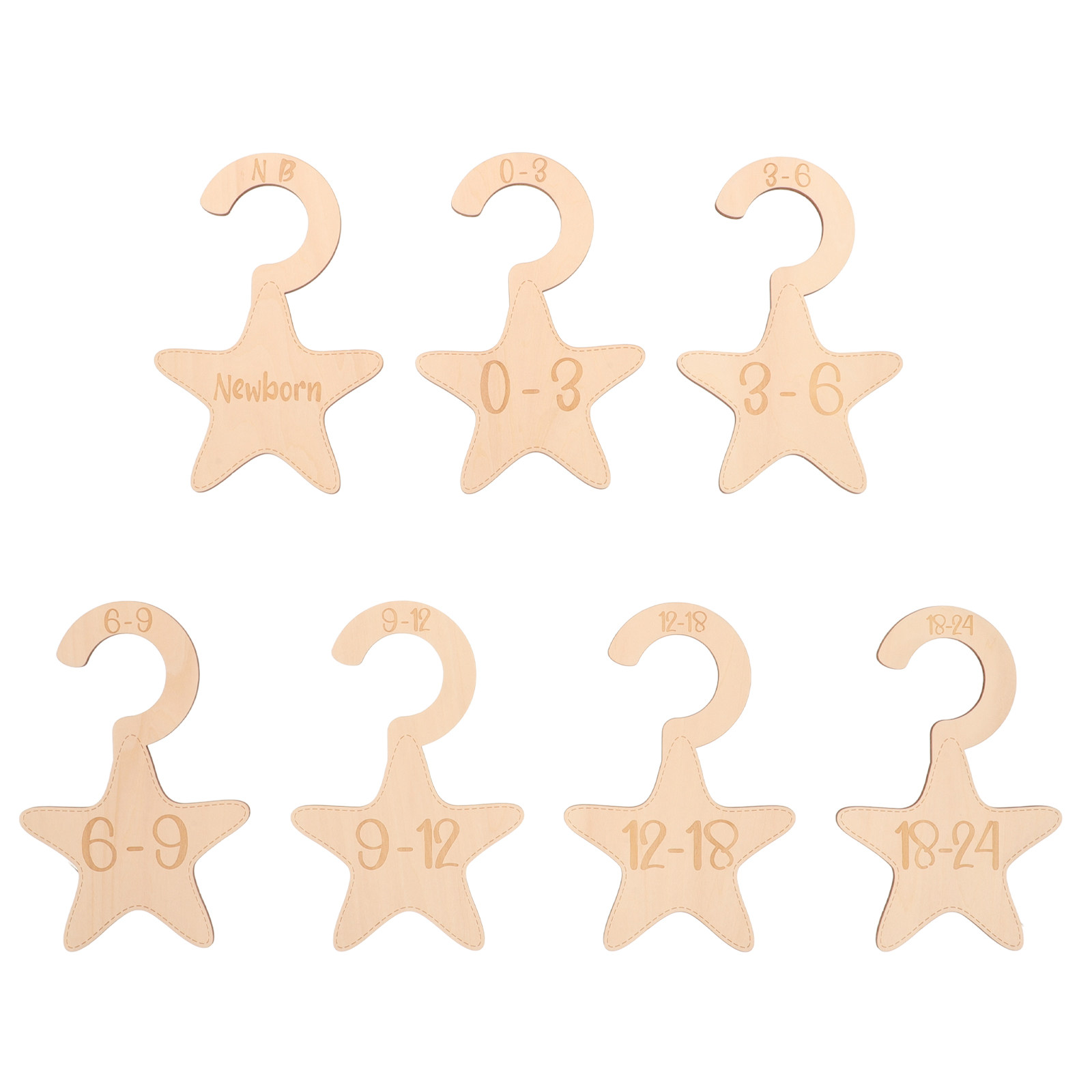 7Pcs Baby Clothes Closet Divid - Baby Nursery Organizer recension och pris