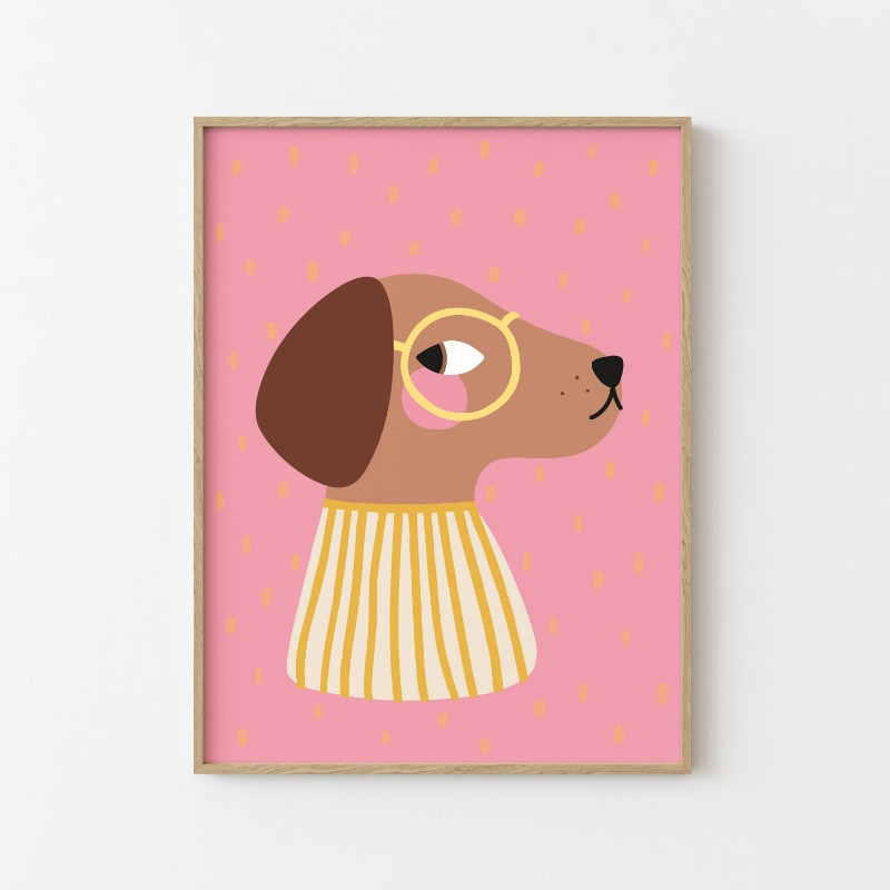 Cartoon Cute Animals Illustrat - Baby Nursery Pictures recension och pris