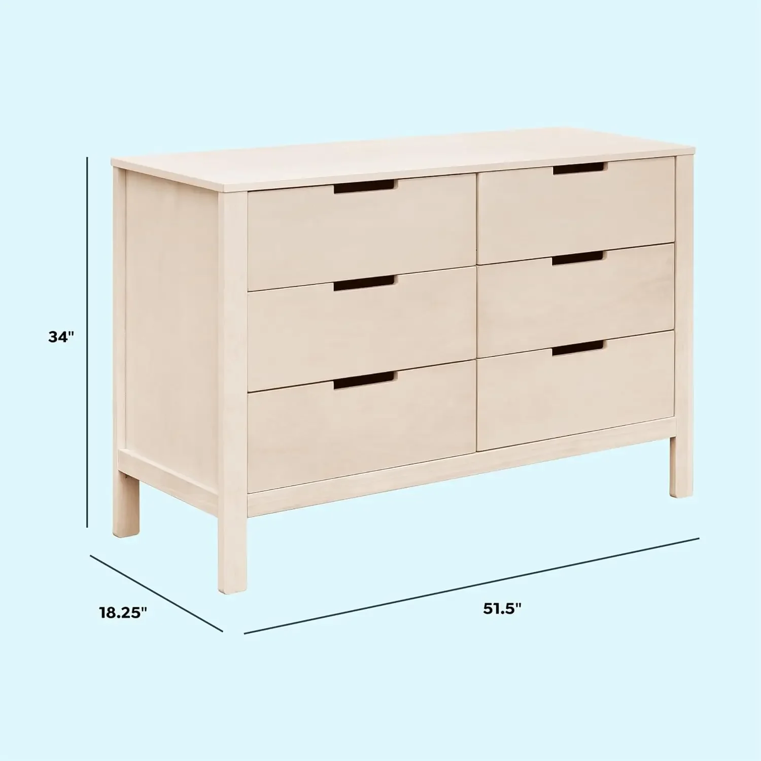 Double Chest of Drawers for Nu - Baby Nursery Chest Of Drawers recension och pris