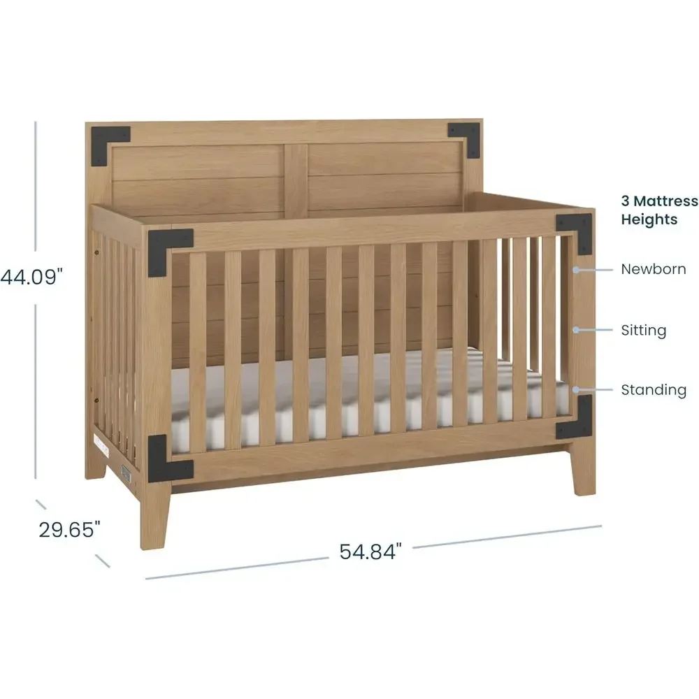 Lucas Design 4-in-1 Convertibl - Convertible Crib Set recension och pris