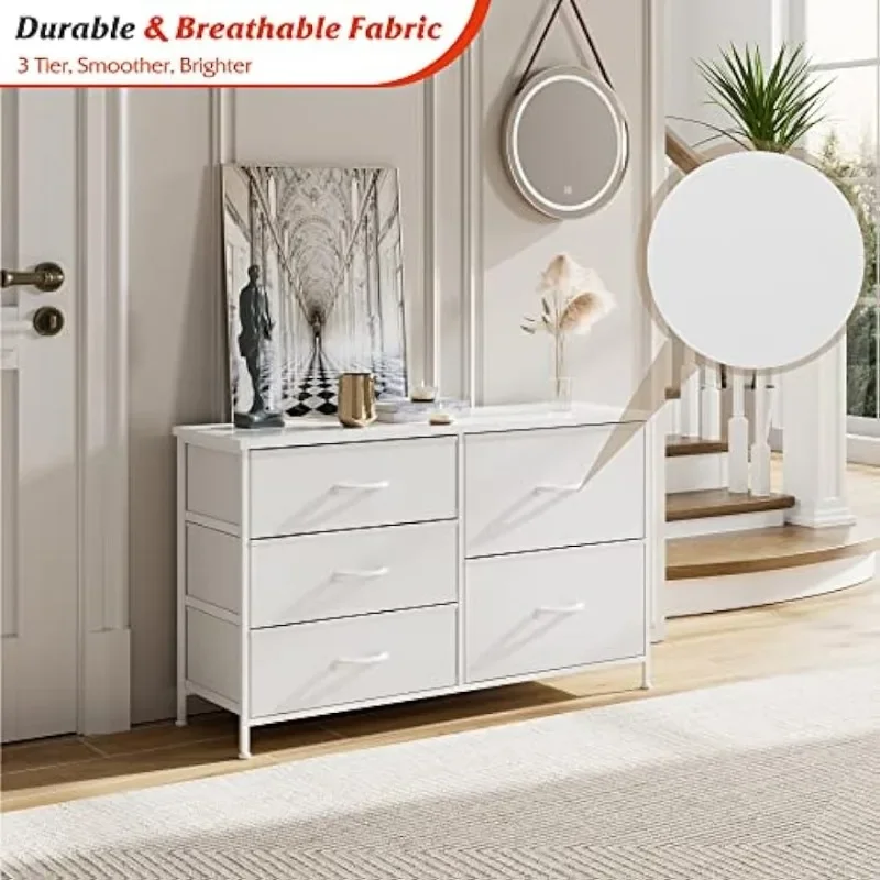 White Dresser for Bedroom with - Baby Nursery Chest Of Drawers recension och pris