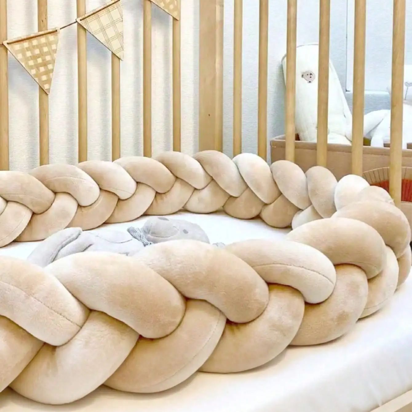 Bumper for Infant Crib Protect - Convertible Crib Set recension och pris