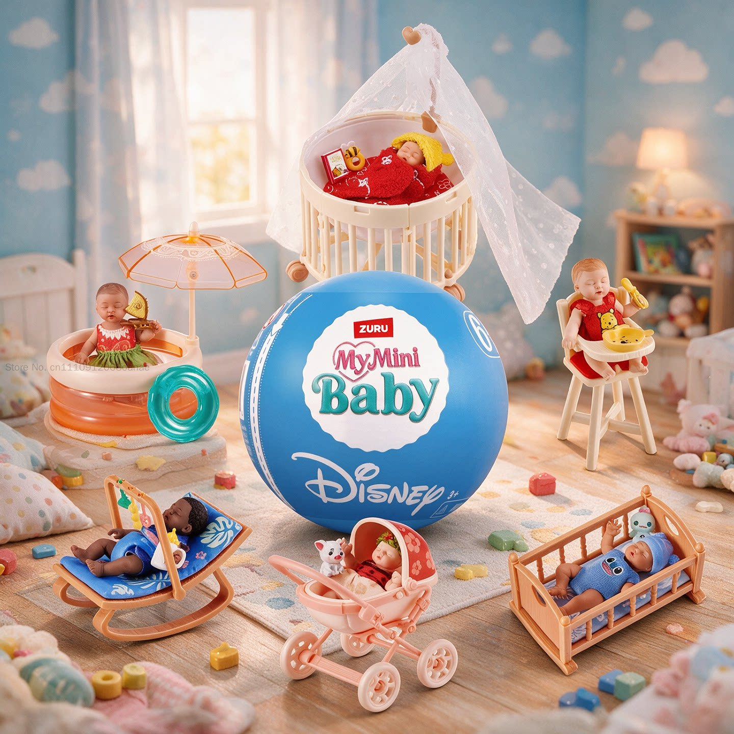 ZURU My Mini Baby Disney Disne - Baby Nursery Winnie The Pooh recension och pris