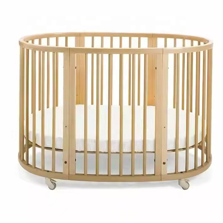 Convertible 3 In 1 Oval Shaped - Convertible Crib Set recension och pris