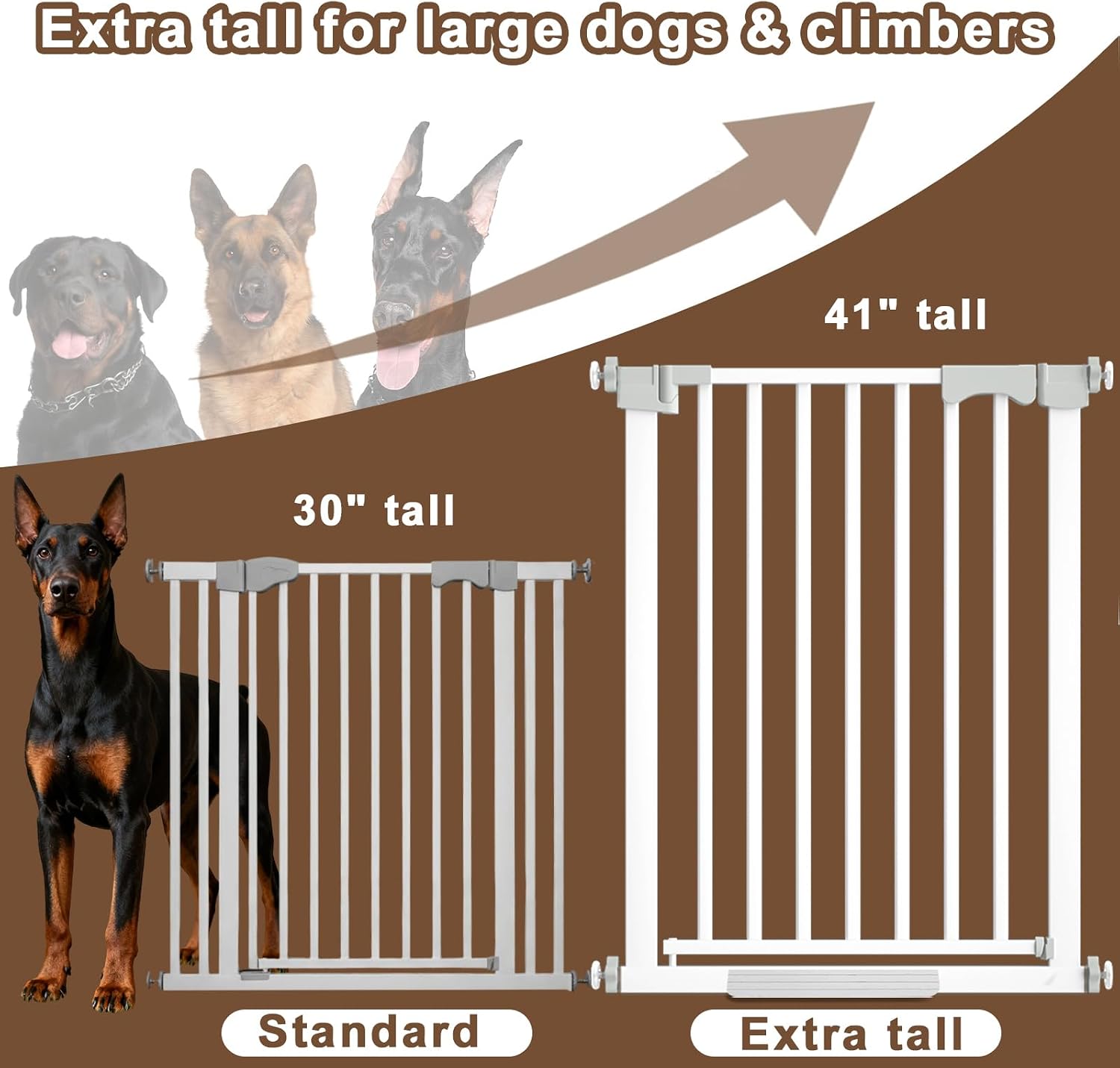 41'' Extra Tall Baby Gate for  - Baby Gate Extra Wide recension och pris