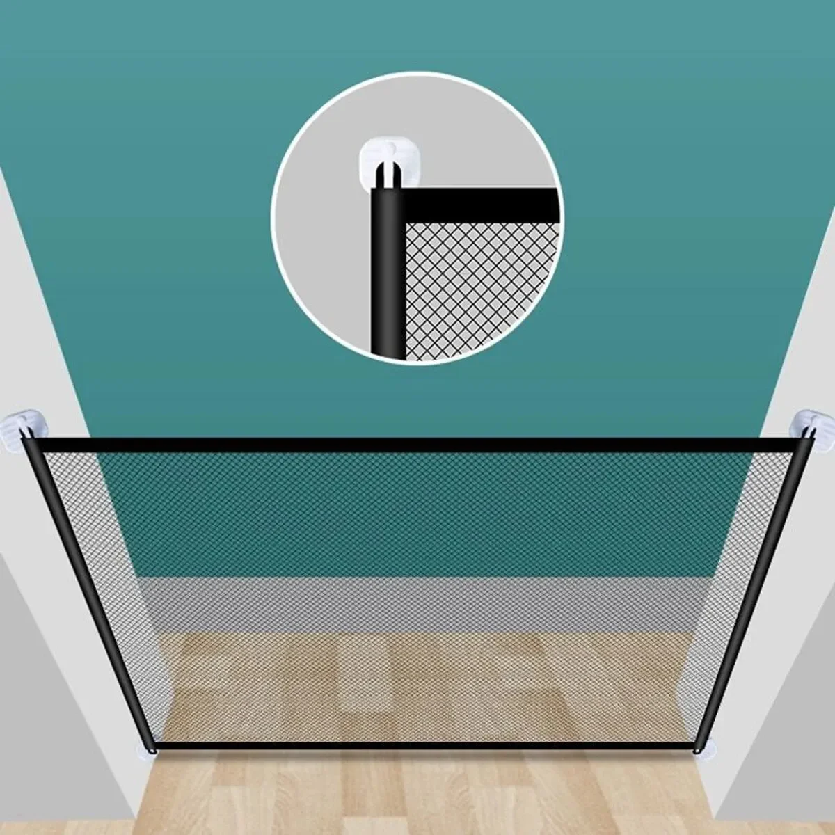 Pet Barrier Fence Baby Safety  - Baby Gate Extra Wide recension och pris