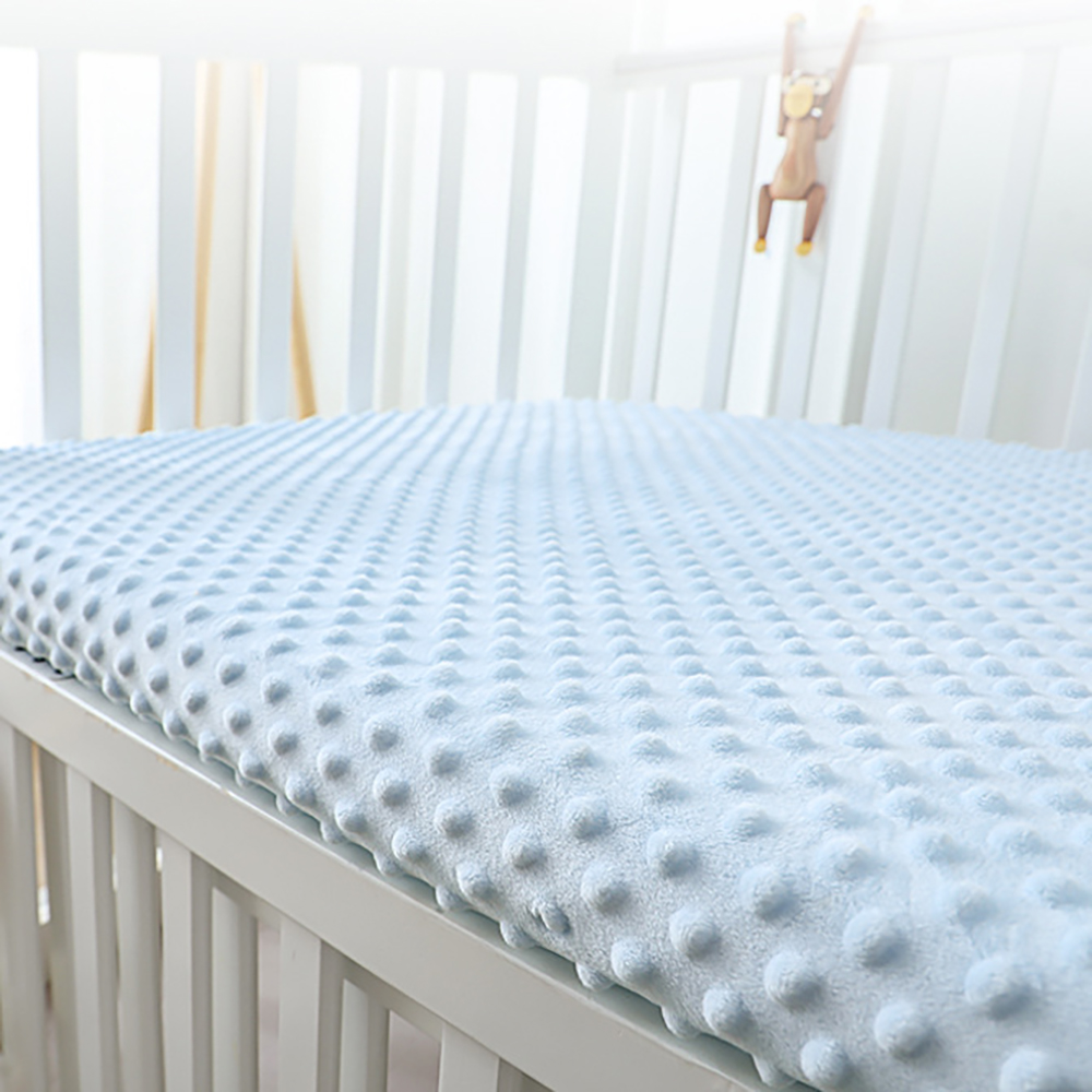 Crib Sheets 3D Dot Velvet Bed  - Convertible Crib Set recension och pris