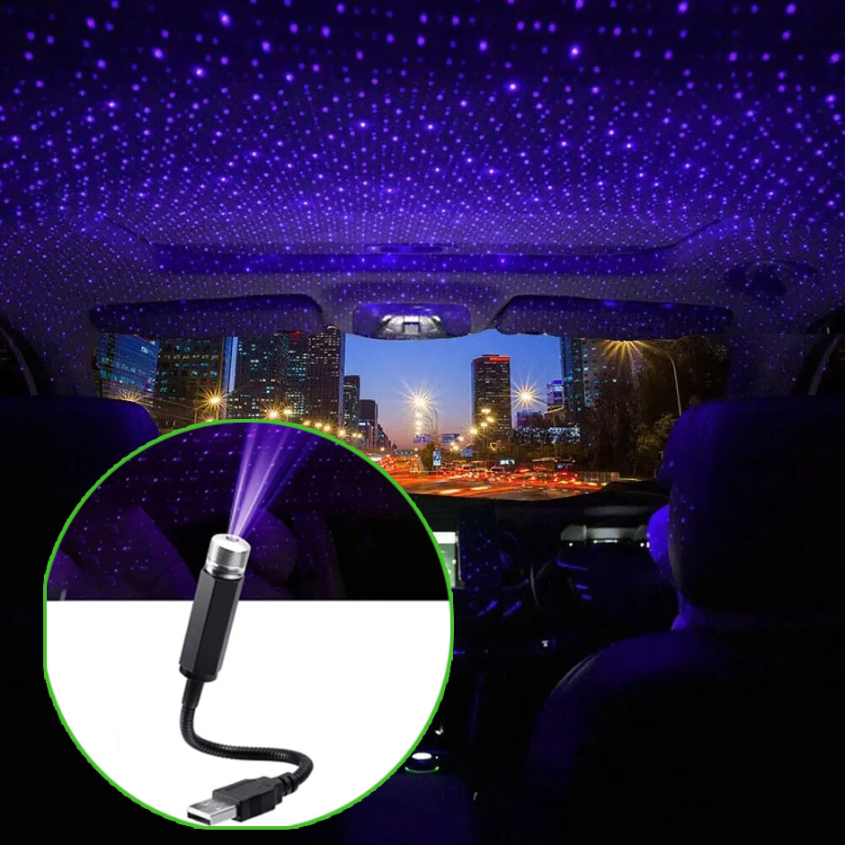 Mini Car LED Starry Sky Night  - Night Light Projector Stars recension och pris