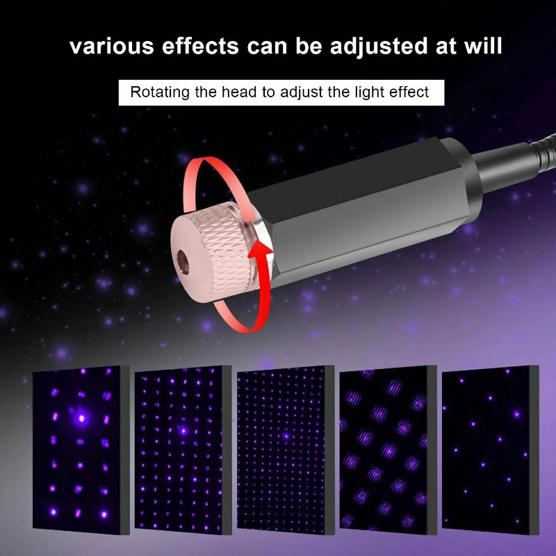 Car Romantic LED Starry Sky Ni - Night Light Projector Stars recension och pris