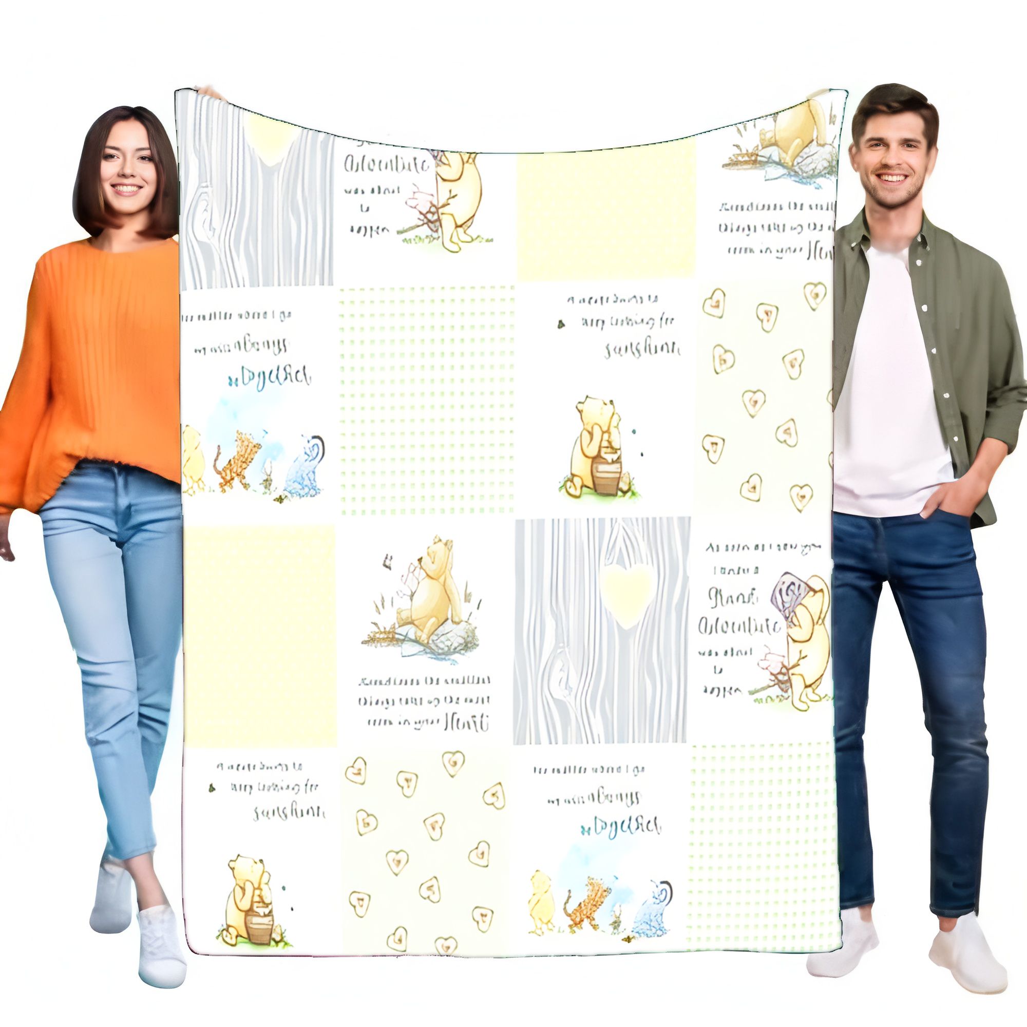 Winnie the Pooh Colorful Patch - Baby Nursery Winnie The Pooh recension och pris