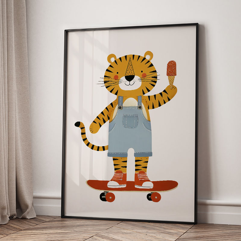 Funny Cartoon Animal Car Ballo - Baby Nursery Pictures recension och pris