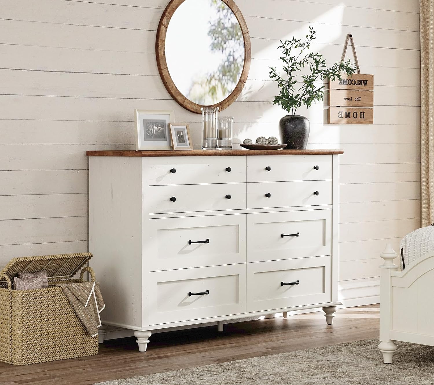Modern  Kids Dresser with 7 Dr - Baby Nursery Chest Of Drawers recension och pris