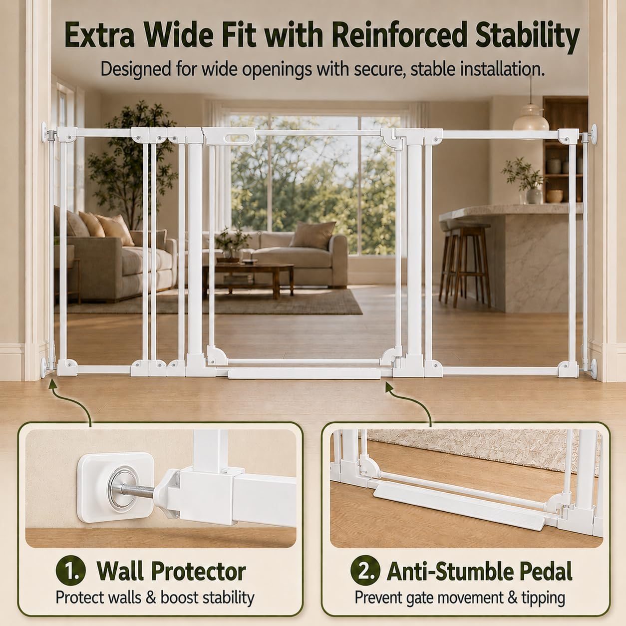 Clear Acrylic Baby Gate 29.52  - Baby Gate Extra Wide recension och pris