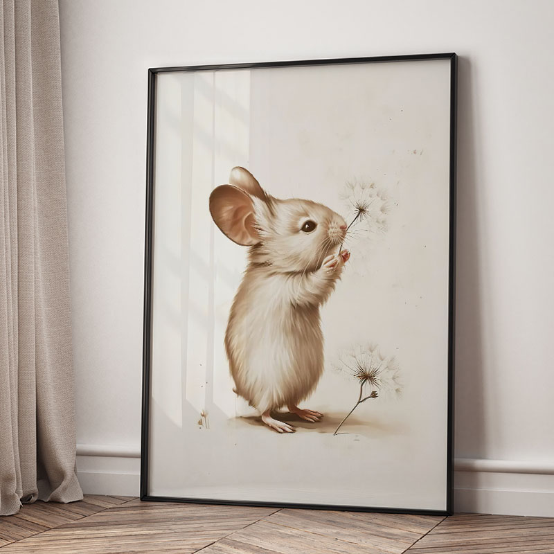 Bear Rabbit Fox Deer Squirrel  - Baby Nursery Pictures recension och pris