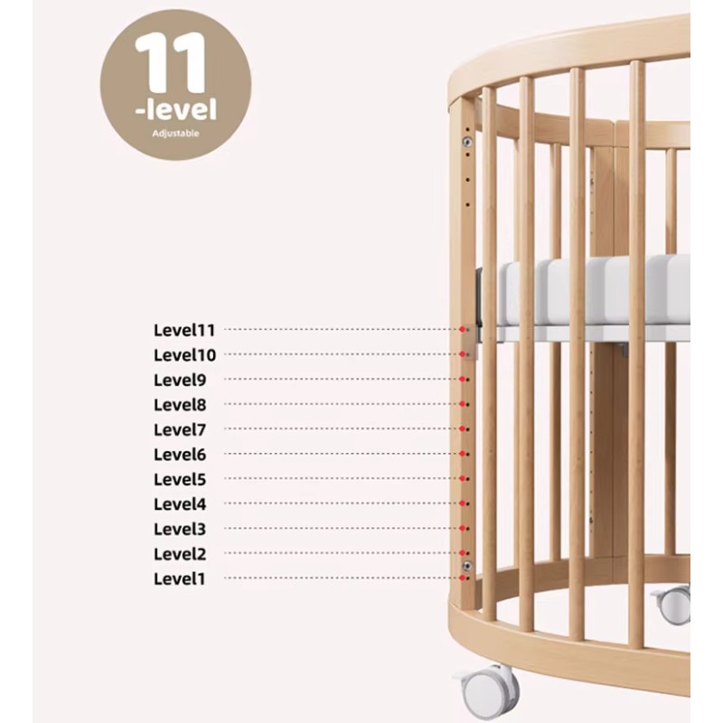 Multifunctional nursery furnit - Convertible Crib Set recension och pris