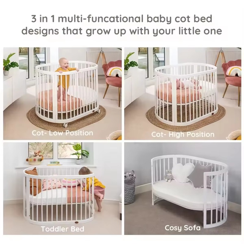 Multifunctional nursery furnit - Convertible Crib Set recension och pris