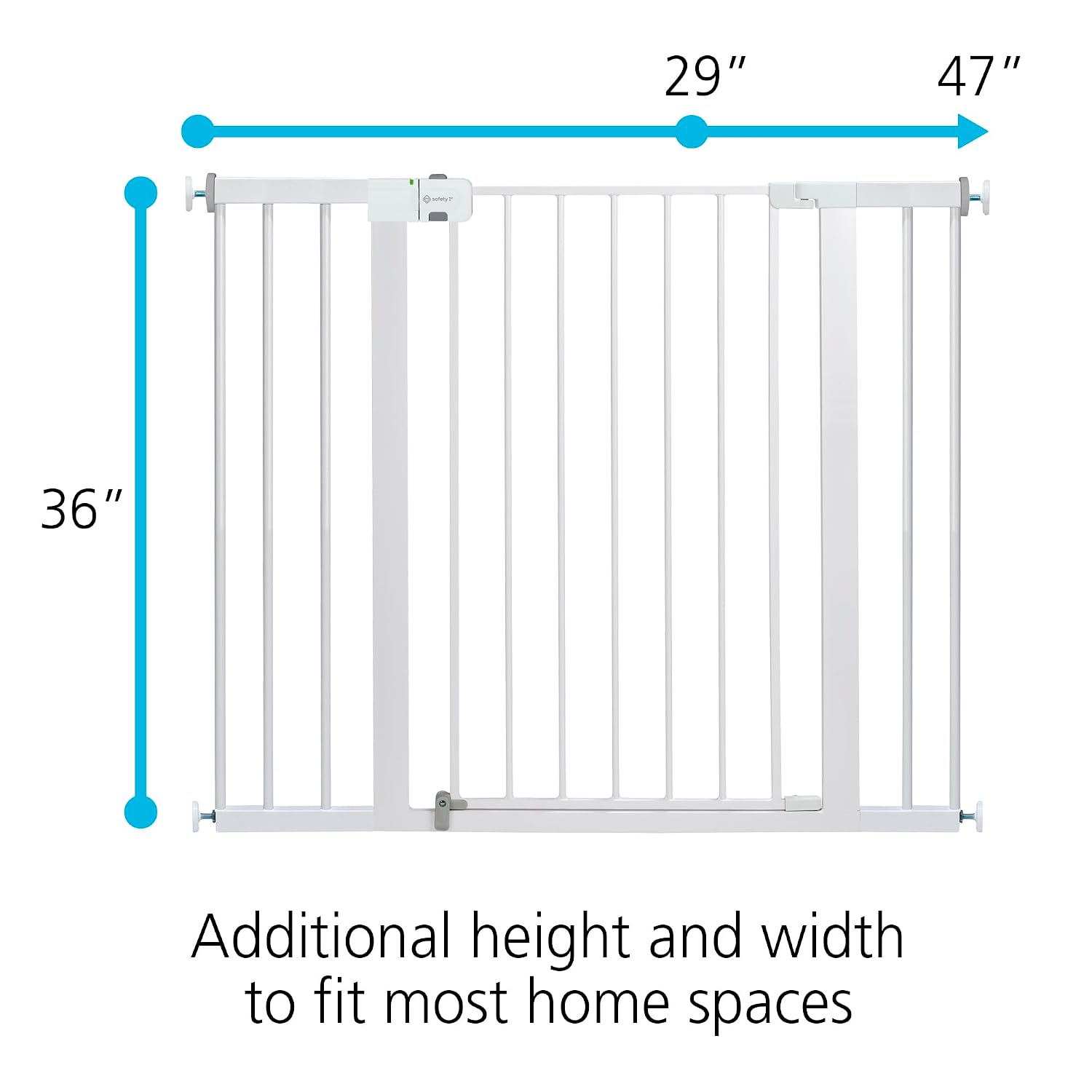 Extra Wide Baby Gate With Door - Baby Gate Extra Wide recension och pris